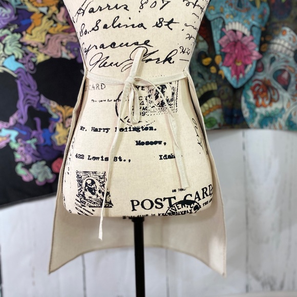 Apron Floral Skull Cooking Crafts Mardi Gras - Picture 2 of 6